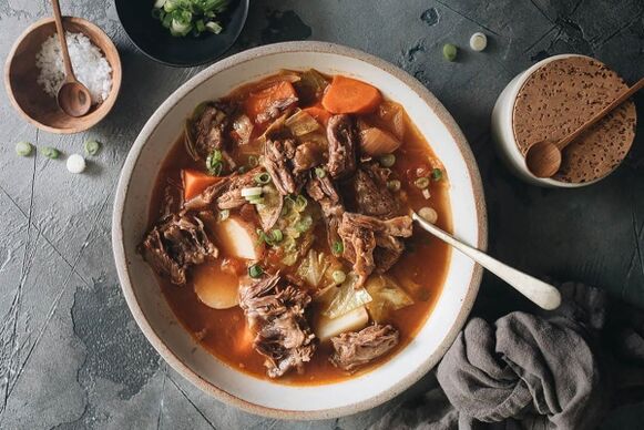 Суп на основе постного мяса для меню при панкреатите поджелудочной железы